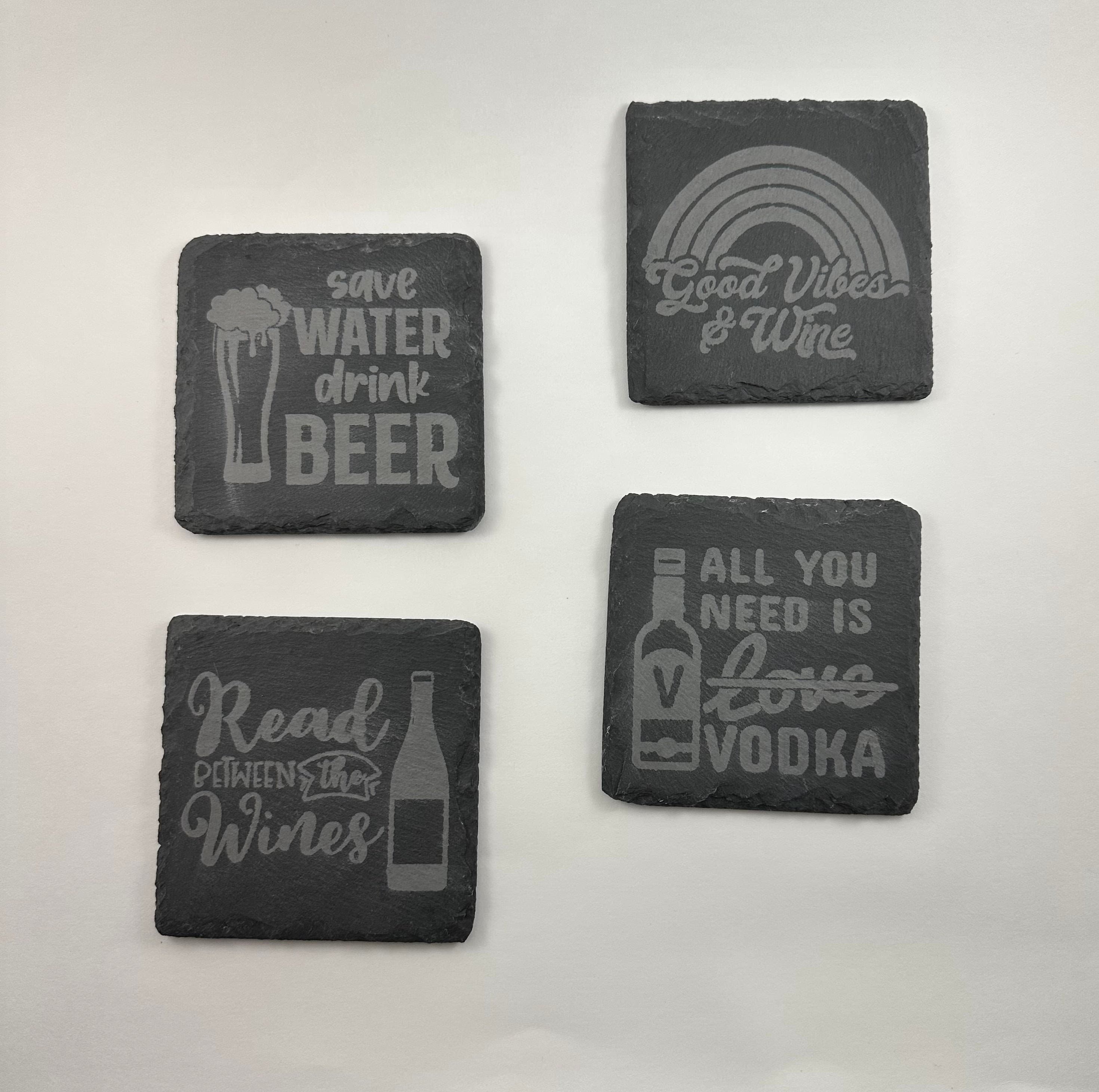 Personalized Slate Coasters